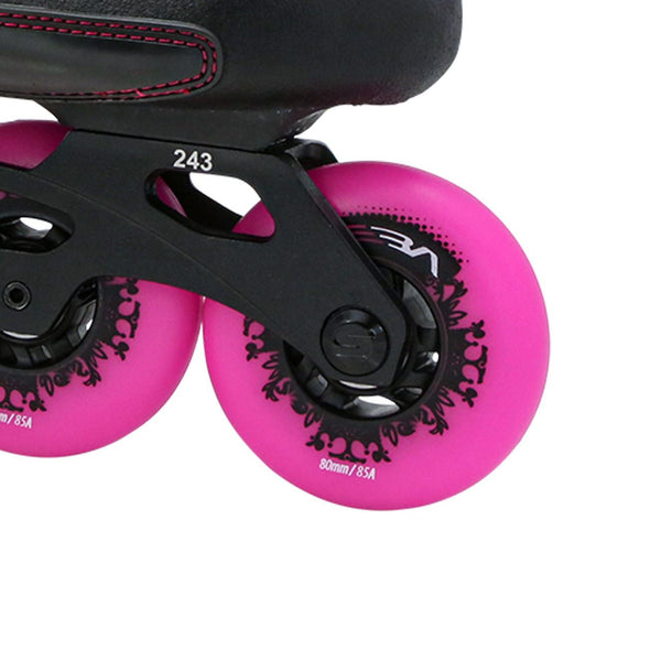 Seba TRIX 2 80 In-Line Skates - Black / Pink