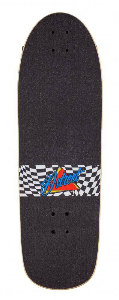 D Street Surfskate Skateboard Check Warp - 10.0
