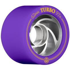 Rollerbones - Turbo Alu Hub Purple (8) - / 97a Skateboard Wheels - 62mm