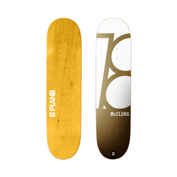 Plan B Angled Mcclung Plan B Skateboard Deck - 8.25
