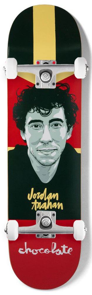 Chocolate Hecox Portrait Jordan Trahan x Venom Custom Complete Skateboard - 8.25