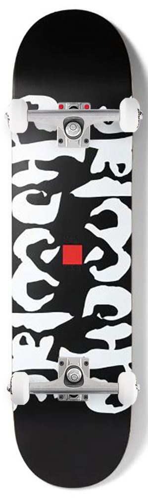 Chocolate Ink Blot Black Chris Roberts Twin Tip x Venom Custom Complete Skateboard - 8.5