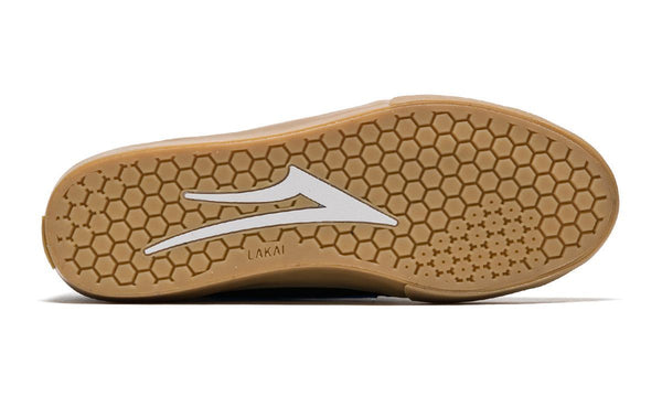 Lakai Flaco 2 Navy Gum Suede Skate Shoes - Skatewarehouse.co.uk