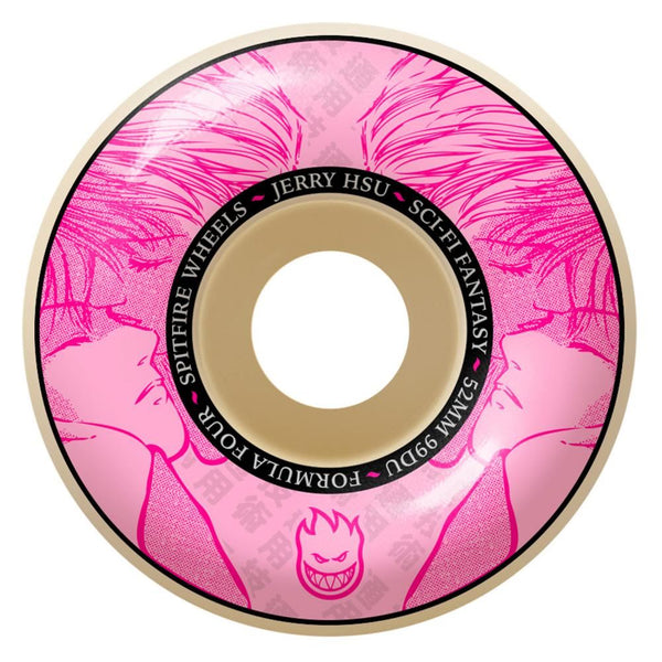 Spitfire Formula Four Skateboard Wheels Jerry Hsu Sci-Fi Classic 99 - Natural - Skatewarehouse.co.uk