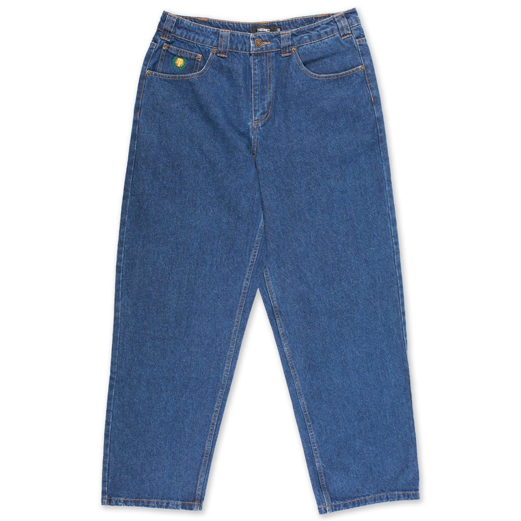 Theories Of Atlantis Plaza Jeans Washed Blue - Skatewarehouse.co.uk