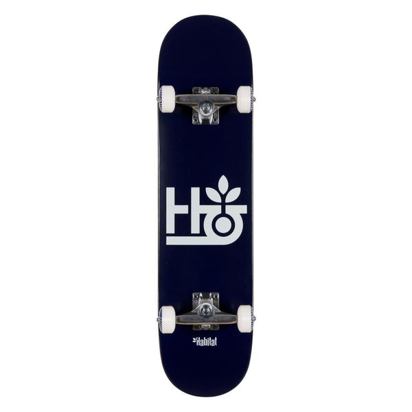 Habitat Pod Navy Complete Skateboard - 7.75