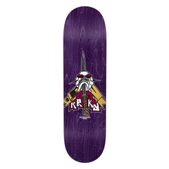 Krooked Skull/Sword Skateboard Deck - 8.75"