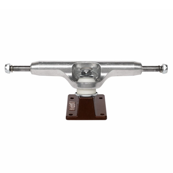 Lurpiv 3 Solid - Polished / Brown Skateboard Trucks - 155mm (Pair)