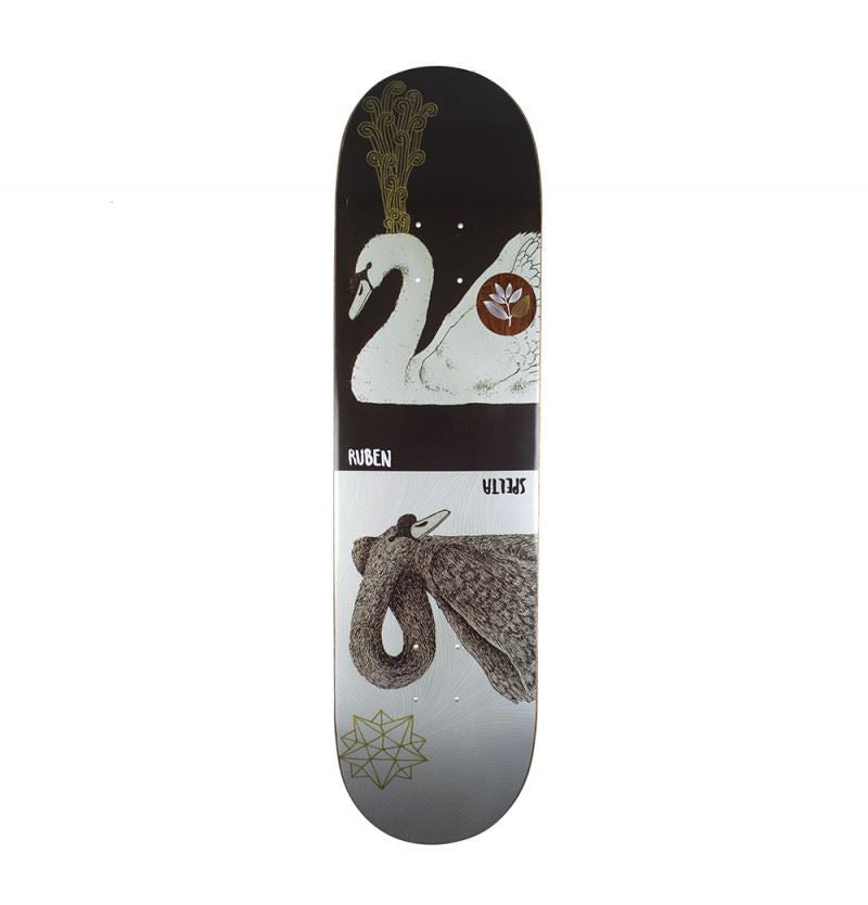 Magenta Ruben Spelta Swans Zoo Serie Board Skateboard Deck - 8.125" - Skatewarehouse.co.uk