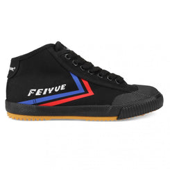 Feiyue Footwear Fe Lo Mid 1920 Martial Arts/Gym/Lifing Shoes - Black / Blue / Red - Skatewarehouse.co.uk