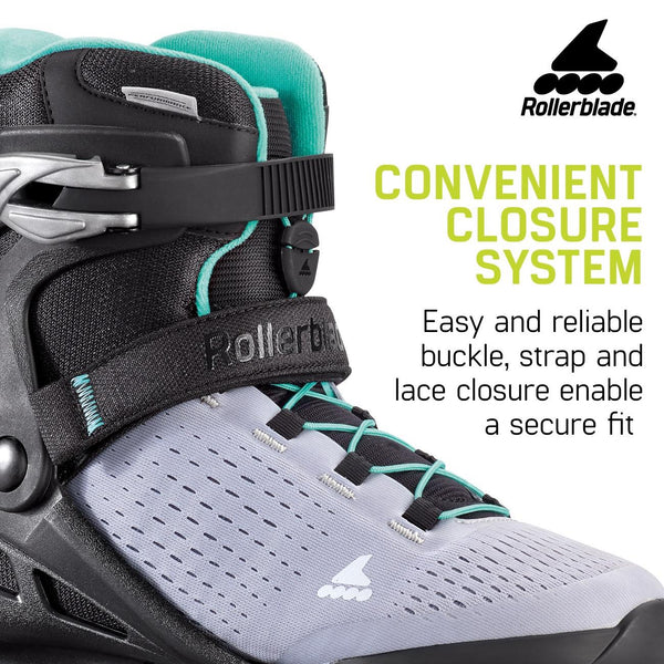 Rollerblade RB23 ZETRABLADE ELITE W Blk/Blu Inline Recreational Skate - Skatewarehouse.co.uk