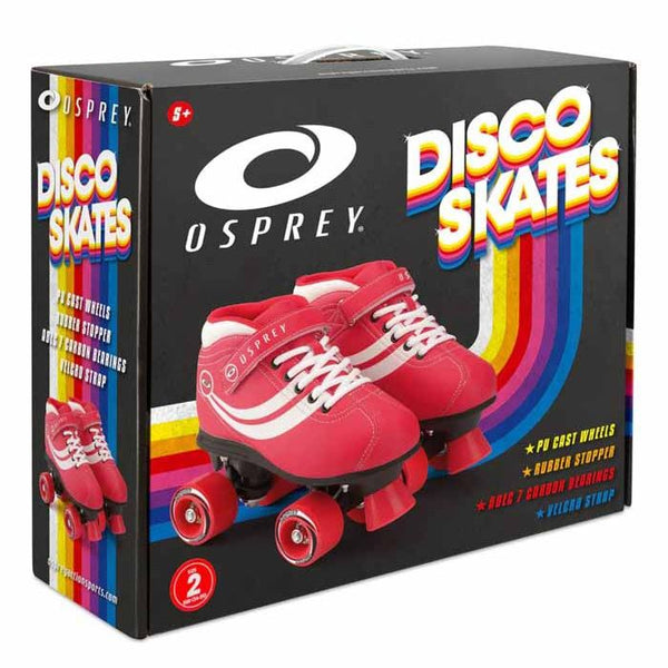 Osprey Quad Skate - Disco - Red