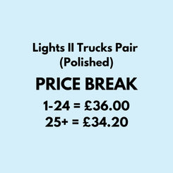 Thunder Lights II (Polished) Skateboard Trucks - 149 (5.75") (Pair)
