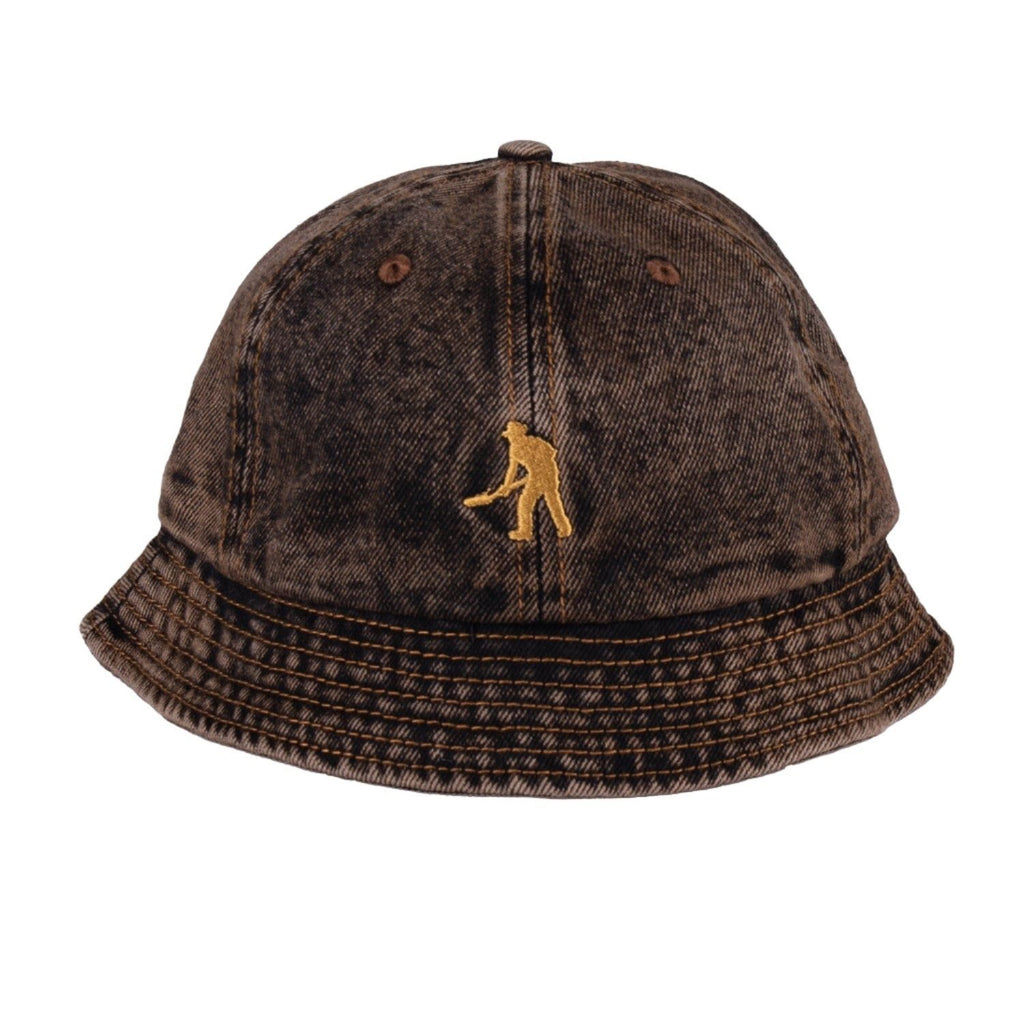Pass~Port Workers Club Denim Bucket (Over-Dye Choc) Apparel