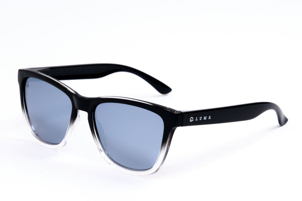 Luma Harlyn Recycled Sunglasses - Clear/Black - Skatewarehouse.co.uk