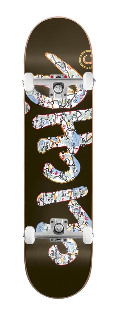 Cliché Handwritten Atlas Black x Venom Custom Complete Skateboard - 8.375"
