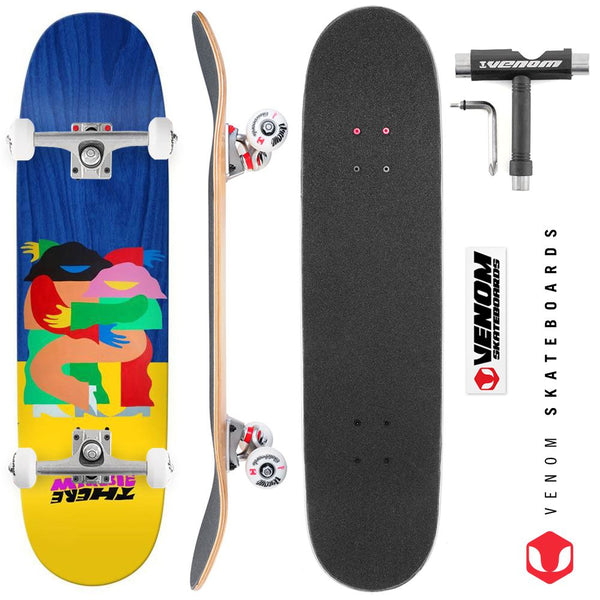 There Deck Marbie Tangled Up Custom Complete Skateboard - 8.5