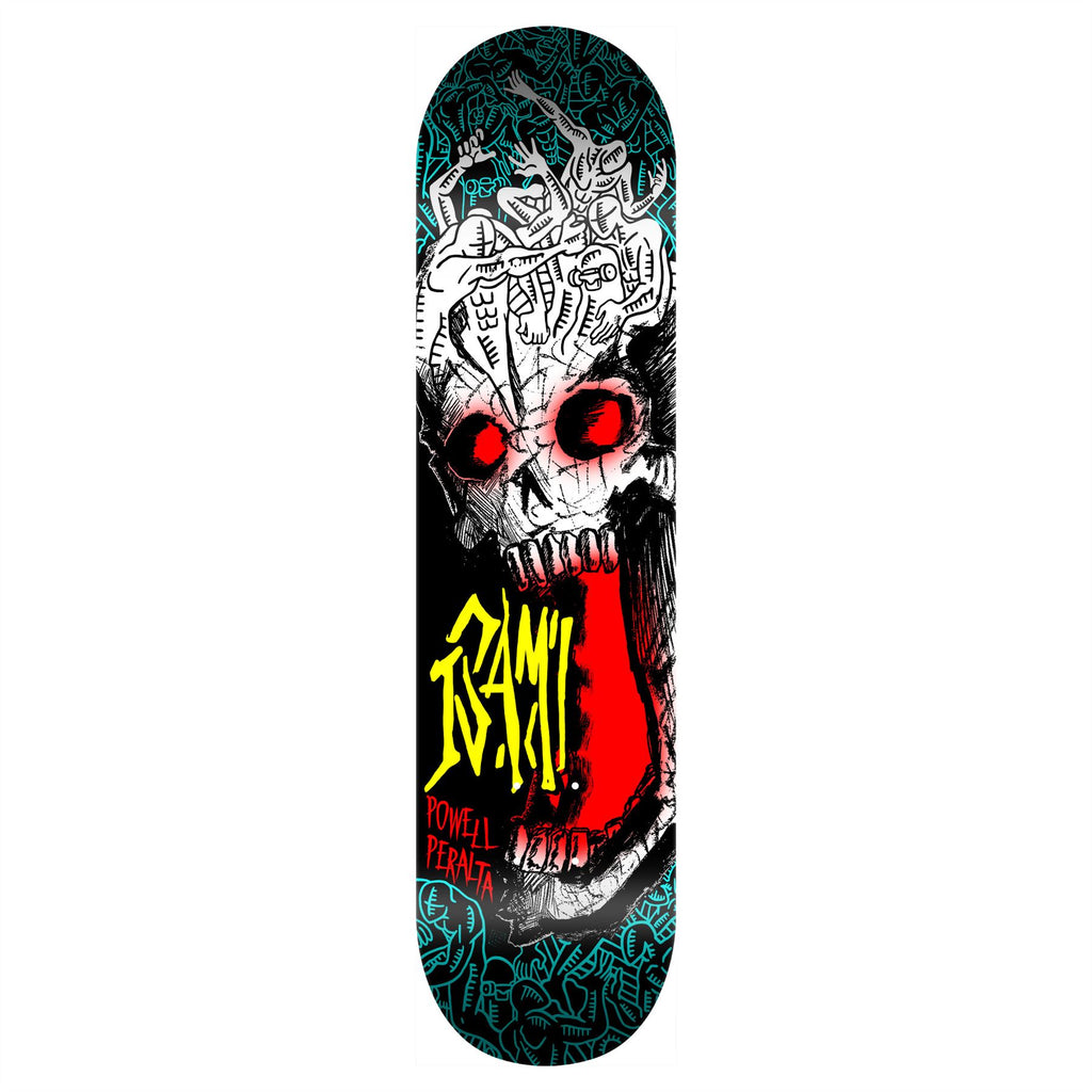 Powell Peralta Isamu Yamamoto 'Skull' Ply Freestyle x (Shape ) Skateboard Deck - 7.0"