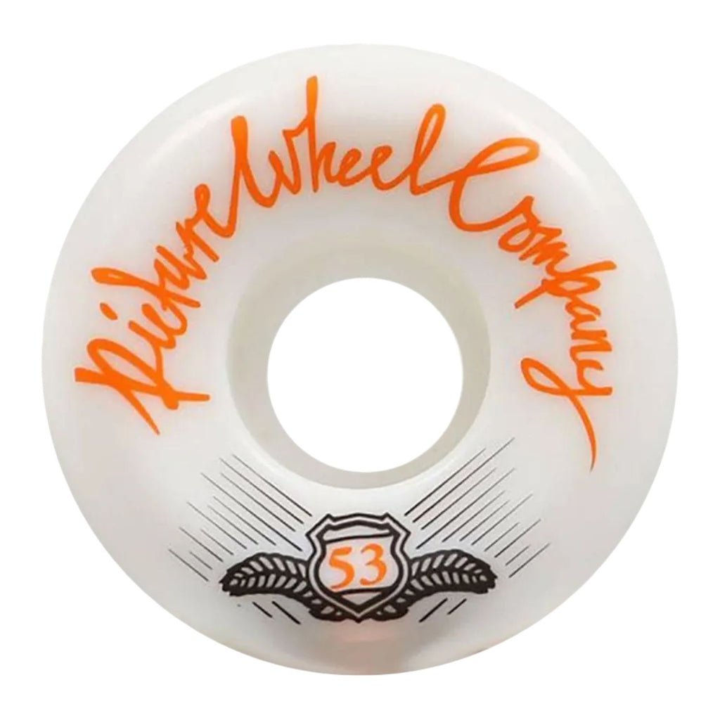 Picture POP (Tangerine) Skateboard Wheels - 53mm