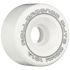 Rollerbones - Art Elite Comp White (8) - / 101a Skateboard Wheels - 62mm