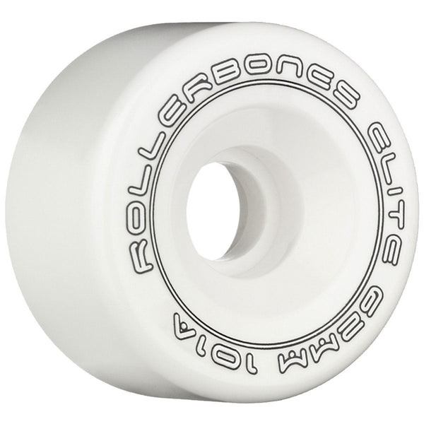 Rollerbones - Art Elite Comp White (8) - / 101a Skateboard Wheels - 62mm