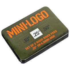 Mini Logo .25" Rigid Riser (2 pack) Skateboard Hardware