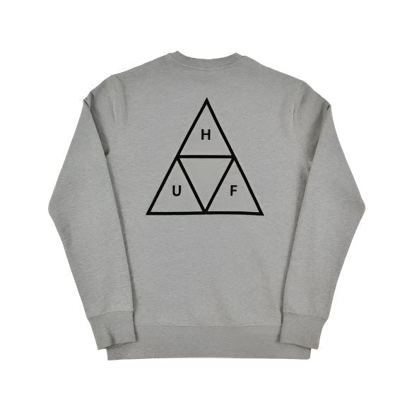 HUF Essentials Tt Crew (Grey Heather) - S