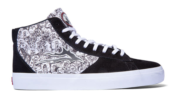 Lakai x Jay Howell Newport High Skate Shoes - Black - Skatewarehouse.co.uk