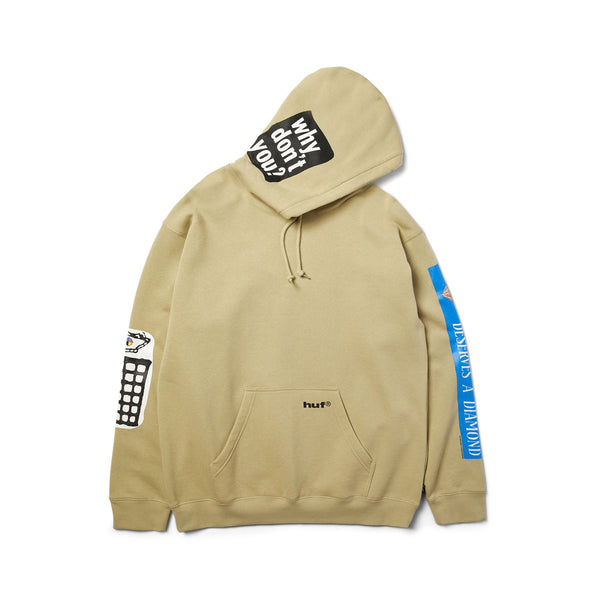 HUF Gimme The Loot Po Hoodie (Sand)