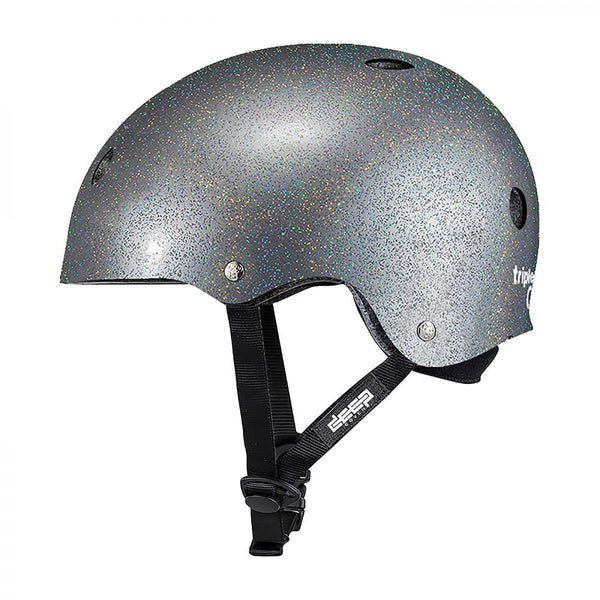 Triple Eight Helmet Deep Cover - Silver Glitter
