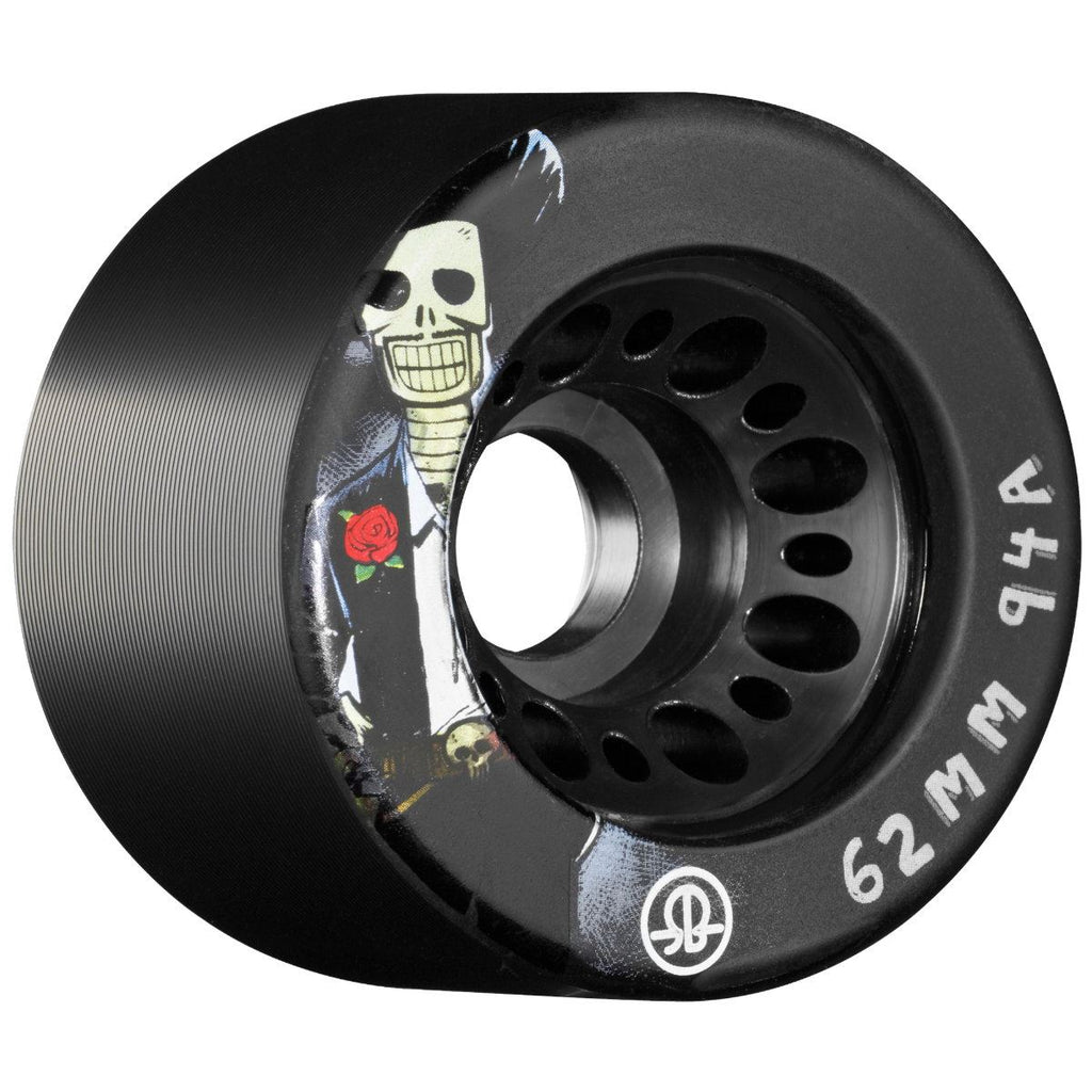 Rollerbones - Dotd Speed Black (4) - / 94a Skateboard Wheels - 62mm