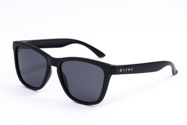 Luma Harlyn Recycled Sunglasses - Black/Black - Skatewarehouse.co.uk