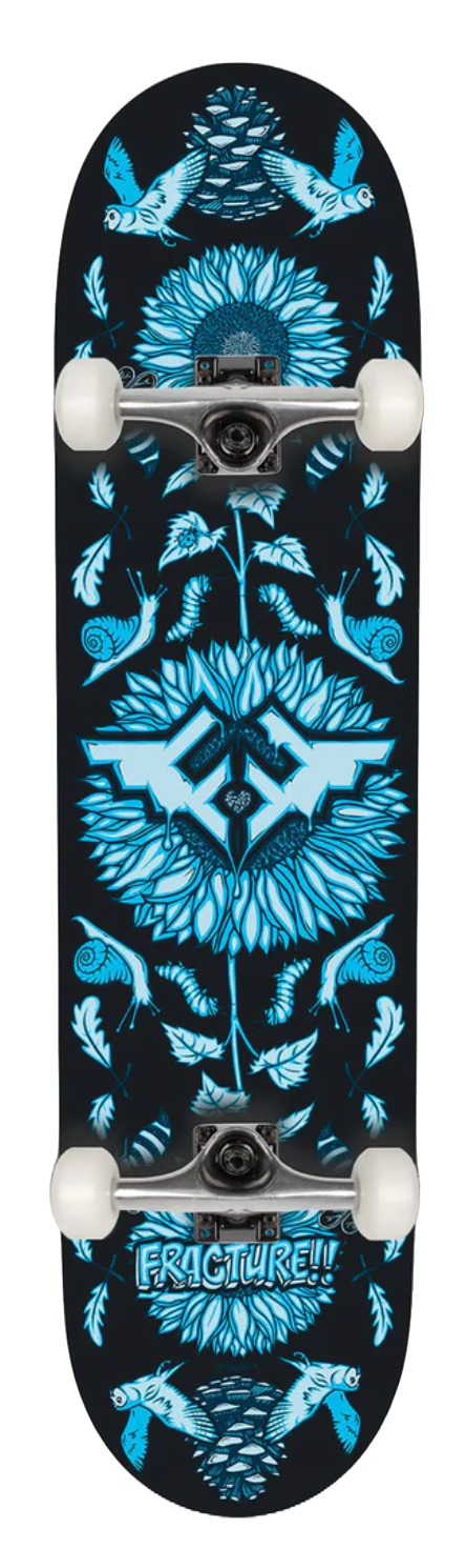 Fracture x Adswarm 2 Complete Skateboard Junior Bundle 7.25