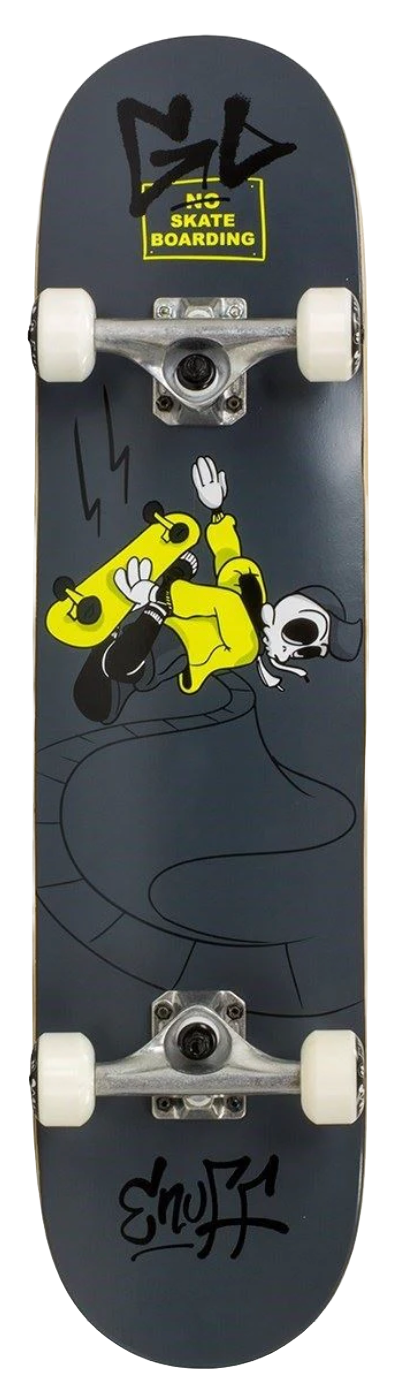 Enuff Skully Black Kids Junior Complete Skateboard Bundle 7.25 - Skatewarehouse.co.uk