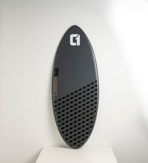Carbon Fibre Epoxy Skimboard 50-56inch Cobalt Grey - Skatewarehouse.co.uk
