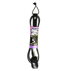 Catch Surf - Beater 5' Pro Comp Leash - Black - Skatewarehouse.co.uk