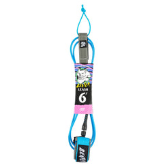Catch Surf - Beater 6' Leash - Light Blue & Grey - Skatewarehouse.co.uk