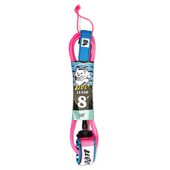 Catch Surf - Beater 8' Leash - Pink & Blue - Skatewarehouse.co.uk