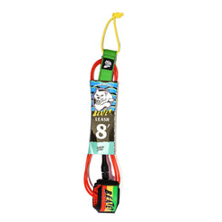 Catch Surf - Beater 8' Leash - Rasta - Skatewarehouse.co.uk