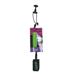 Catch Surf - Beater Bodyboard Leash - Green & Purple - Skatewarehouse.co.uk