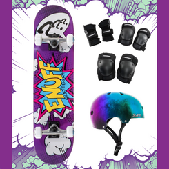 Enuff Pow Purple Junior Complete Skateboard Bundle - Skatewarehouse.co.uk