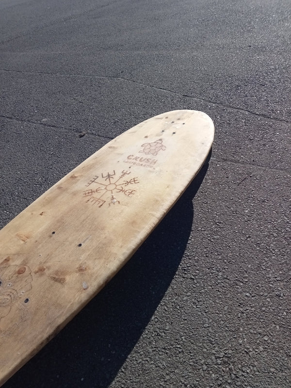 Crush Creepie Tiki Cruiser Surfskate Skateboard Deck - 44