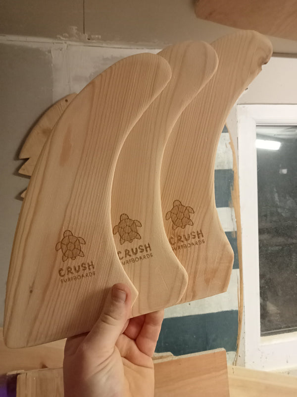 Crush Wooden Surfboard Single Fin - 10
