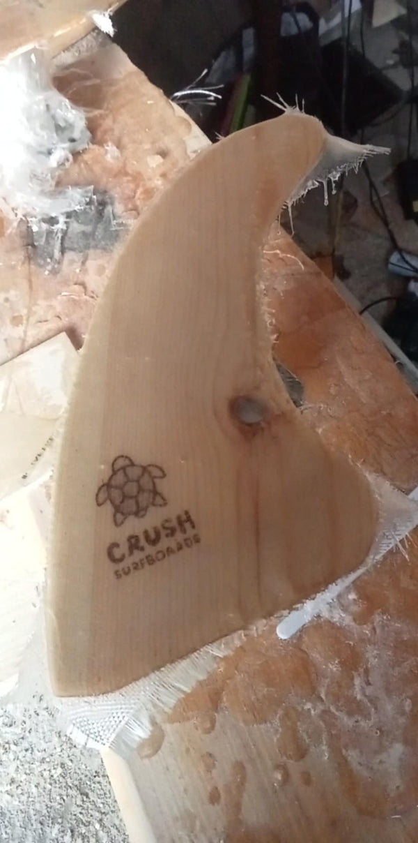 Crush Wooden Surfboard Single Fin - 10