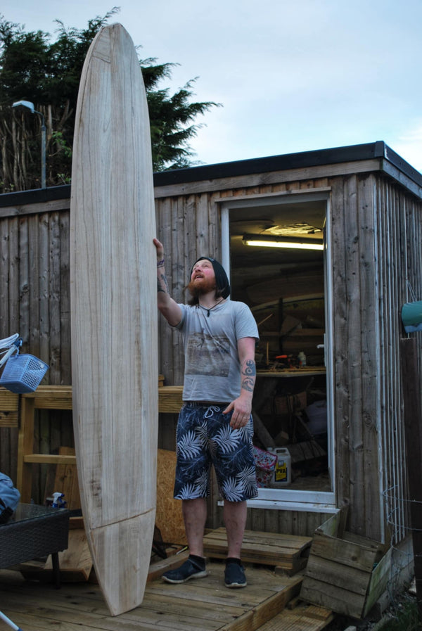 Crush Log Flume Paulownia Longboard Surfboard - 9ft 4