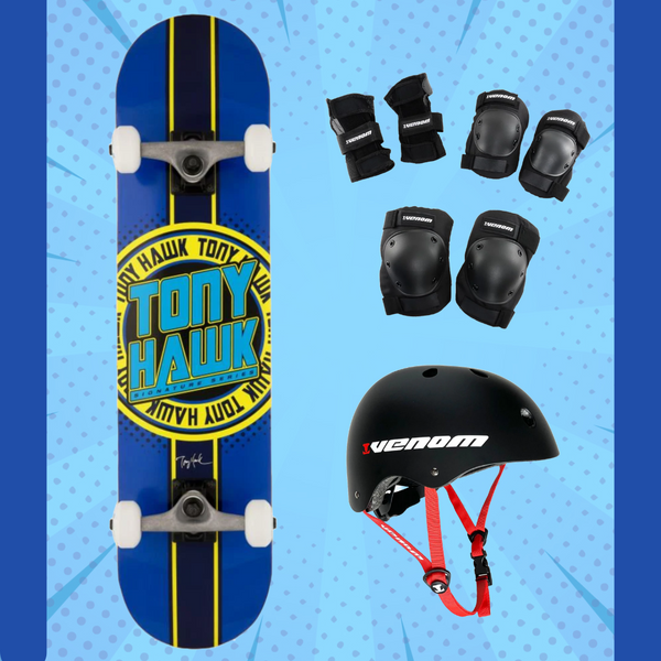 Tony Hawk 180 Badge Junior Complete Bundle - Skatewarehouse.co.uk