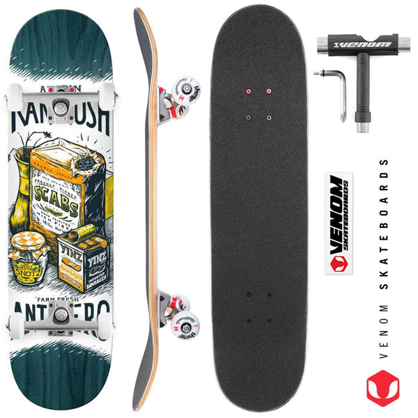 Anti Hero Pro Kanfoush Farm Fresh Custom Complete Skateboard - 8.38