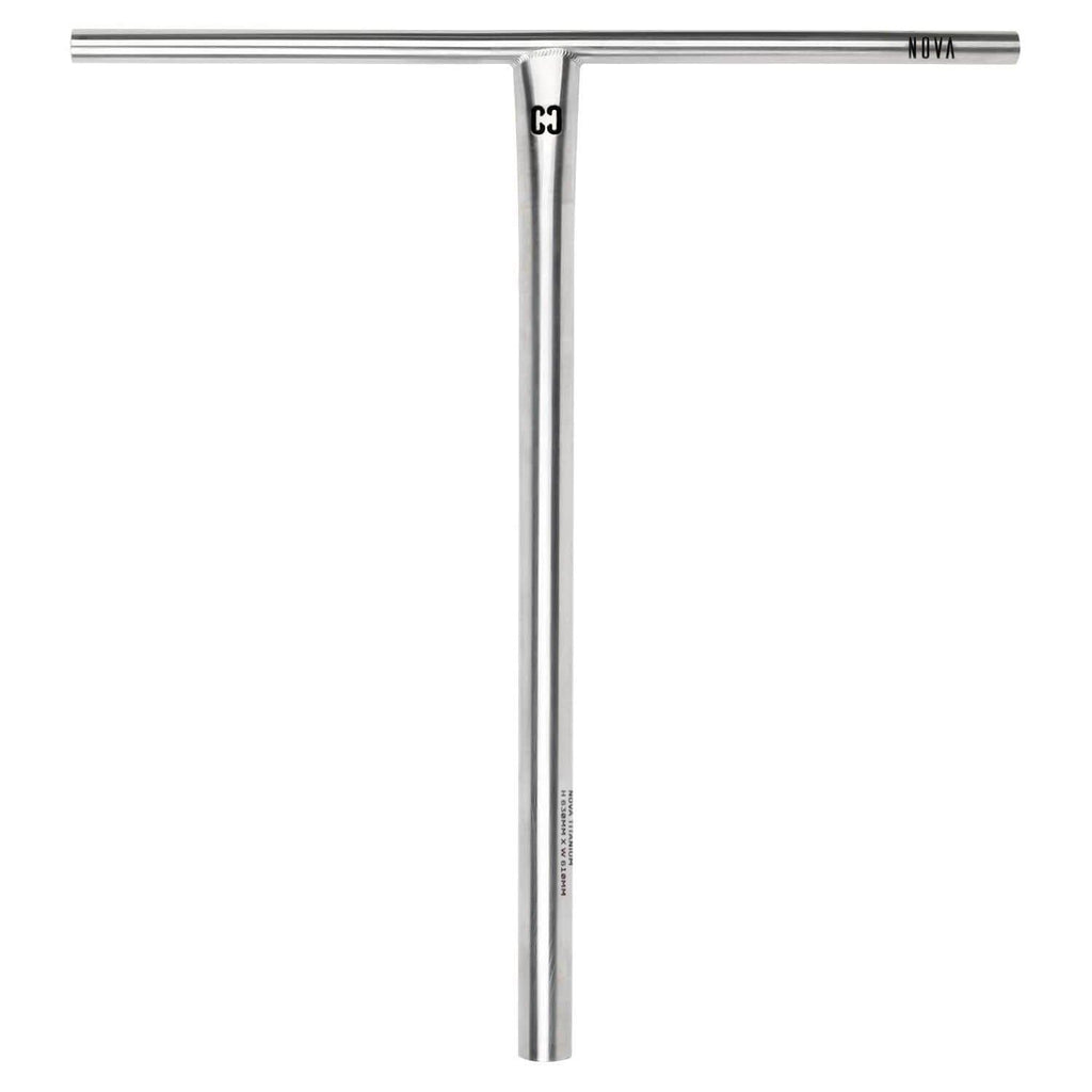 CORE Nova V2 Titanium Stunt Scooter Bars 630mm SCS/HIC - Raw - Skatewarehouse.co.uk