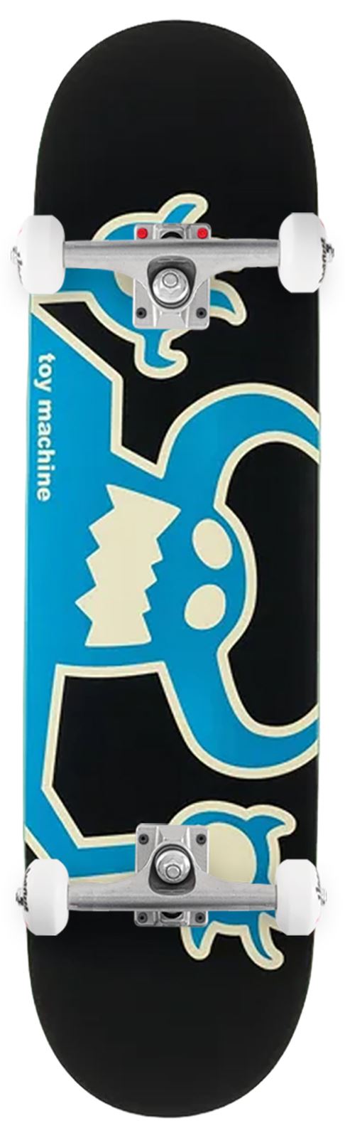 Toy Machine 'Original Monster' Black / Blue x Venom Custom Complete Skateboard - 8.5