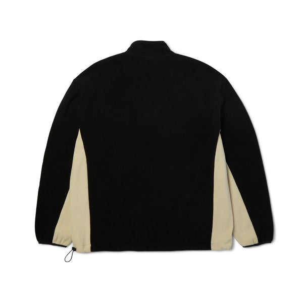 HUF Basecamp Quarter Zip Polar Fleece (Black)